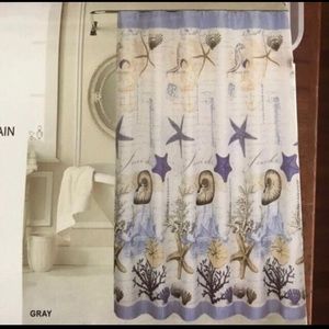 New shower curtain with hooks